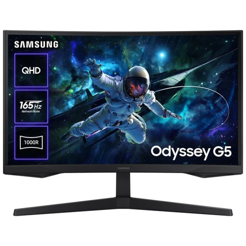 Detalle de Samsung Odyssey LS32CG552EUXEN 32" Curvo QHD 165Hz 🚀
