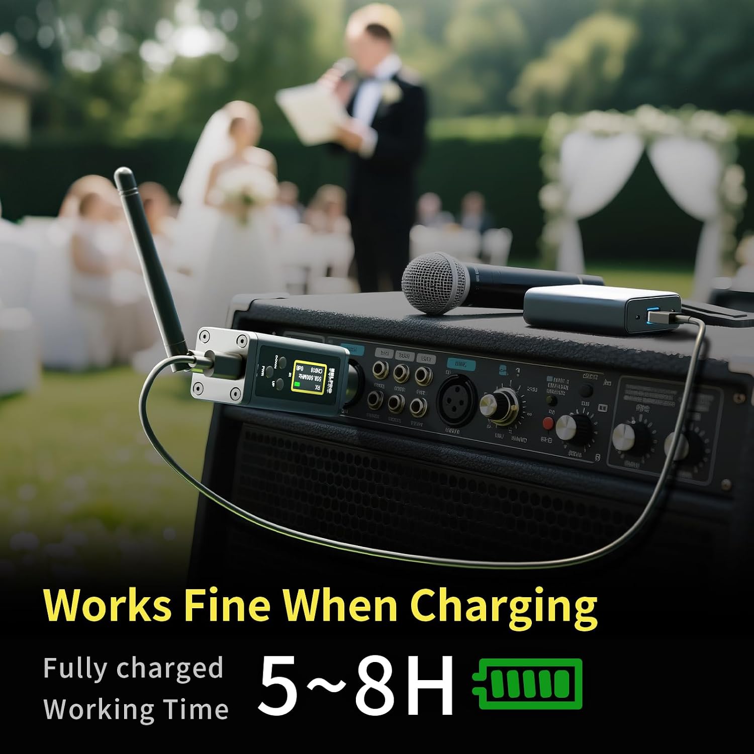 Thumbnail 5 de HHLPRO Wireless XLR Transmitter-Receiver F30