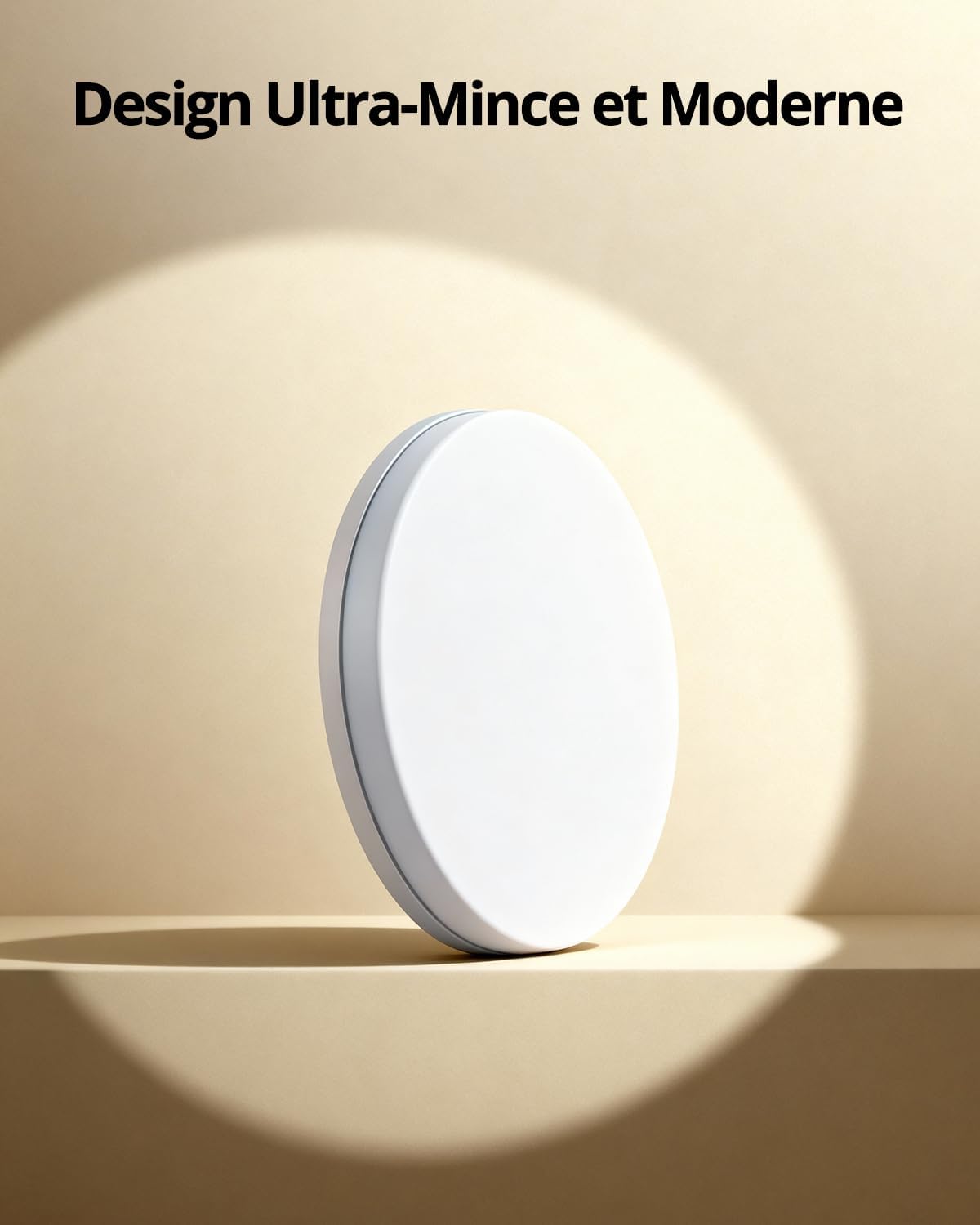 Detalle de Yafido CX-48W-RD-65K-M led-plafondlamp 48 W, rond, koud wit, 30 cm