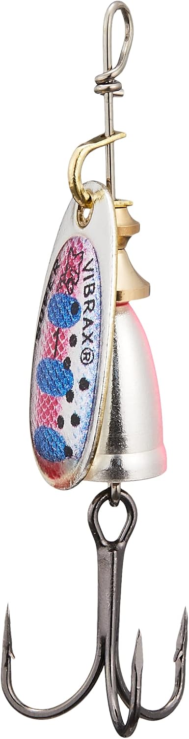 Detalle de Rapala Classic Vibrax 01 Painted 60-10-616IC Fishing Lure, 1/8 oz Rainbow Trout