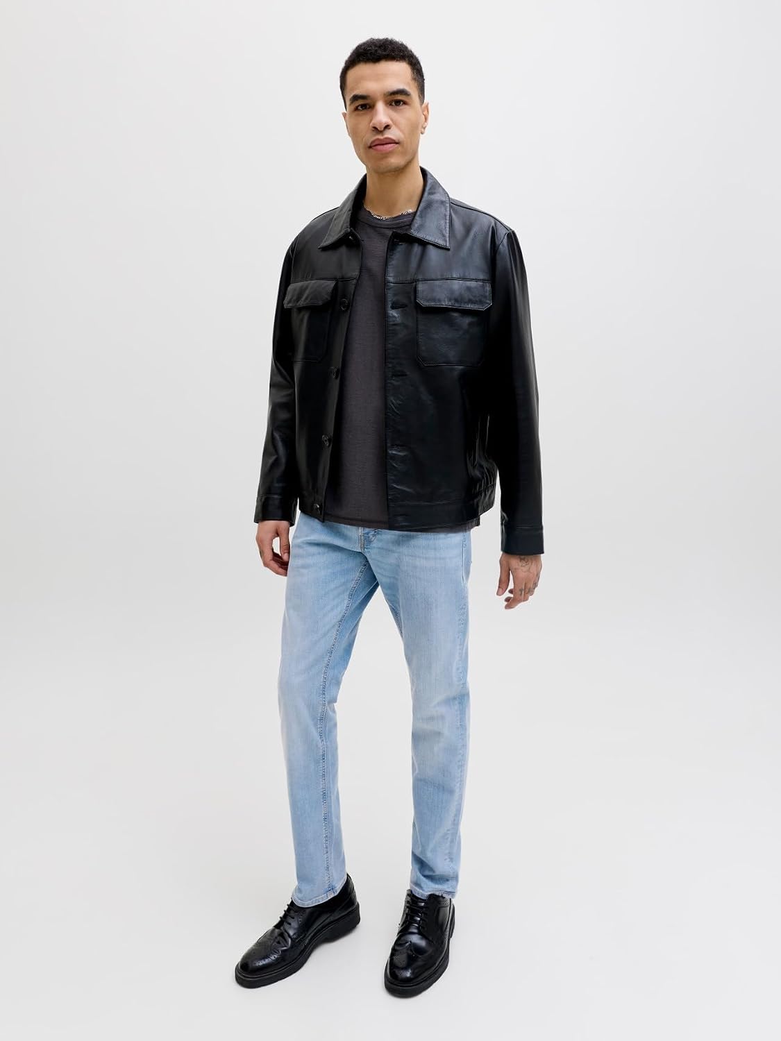 Thumbnail 6 de JACK & JONES Jeans Slim Lavaggio Chiaro con Elastan – Vita bassa e taglio slim