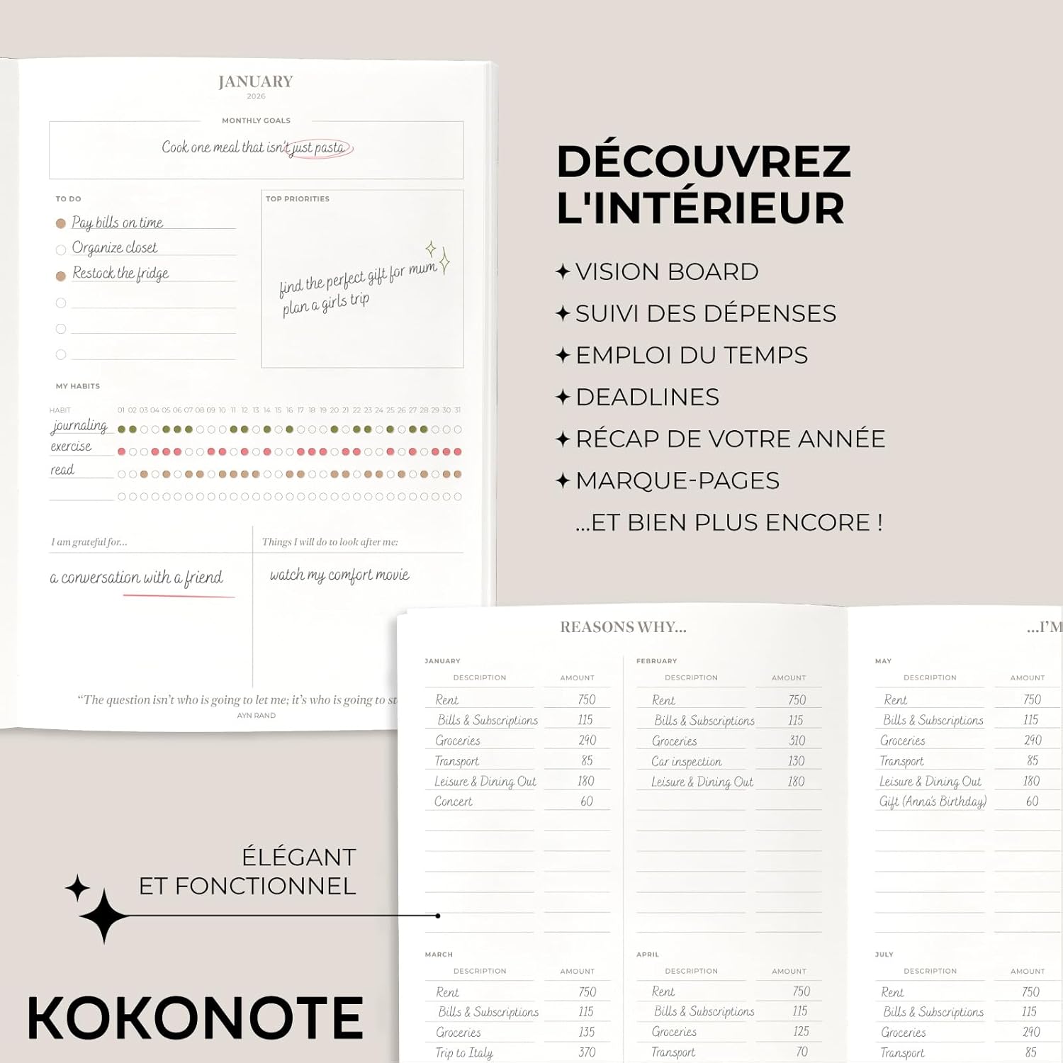 Thumbnail 2 de Grupo Erik Kokonote 2026 A5 semainier 📒