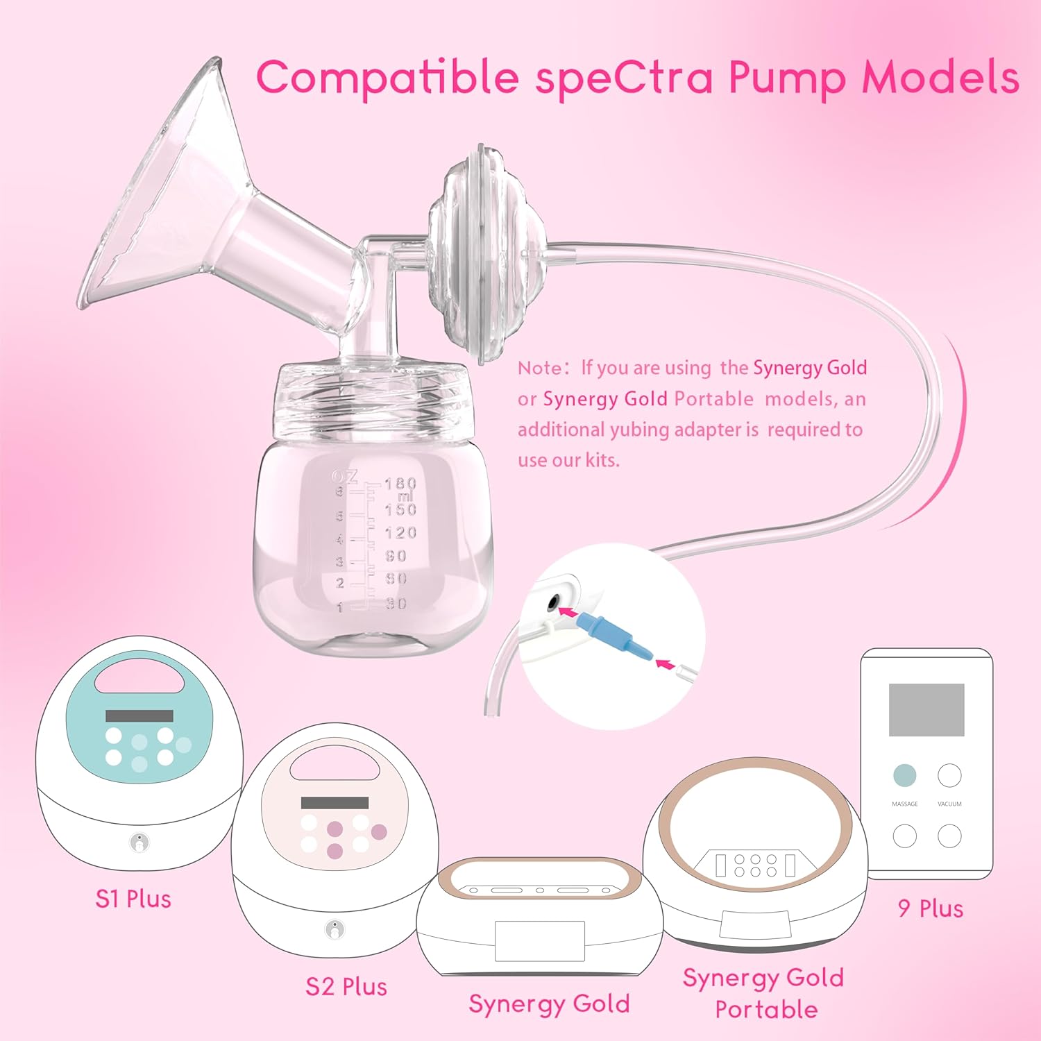 Thumbnail 1 de Spectra Pump Parts Compatible w/S1/S2/9 Plus — Full Replacement Kit (Not Original)