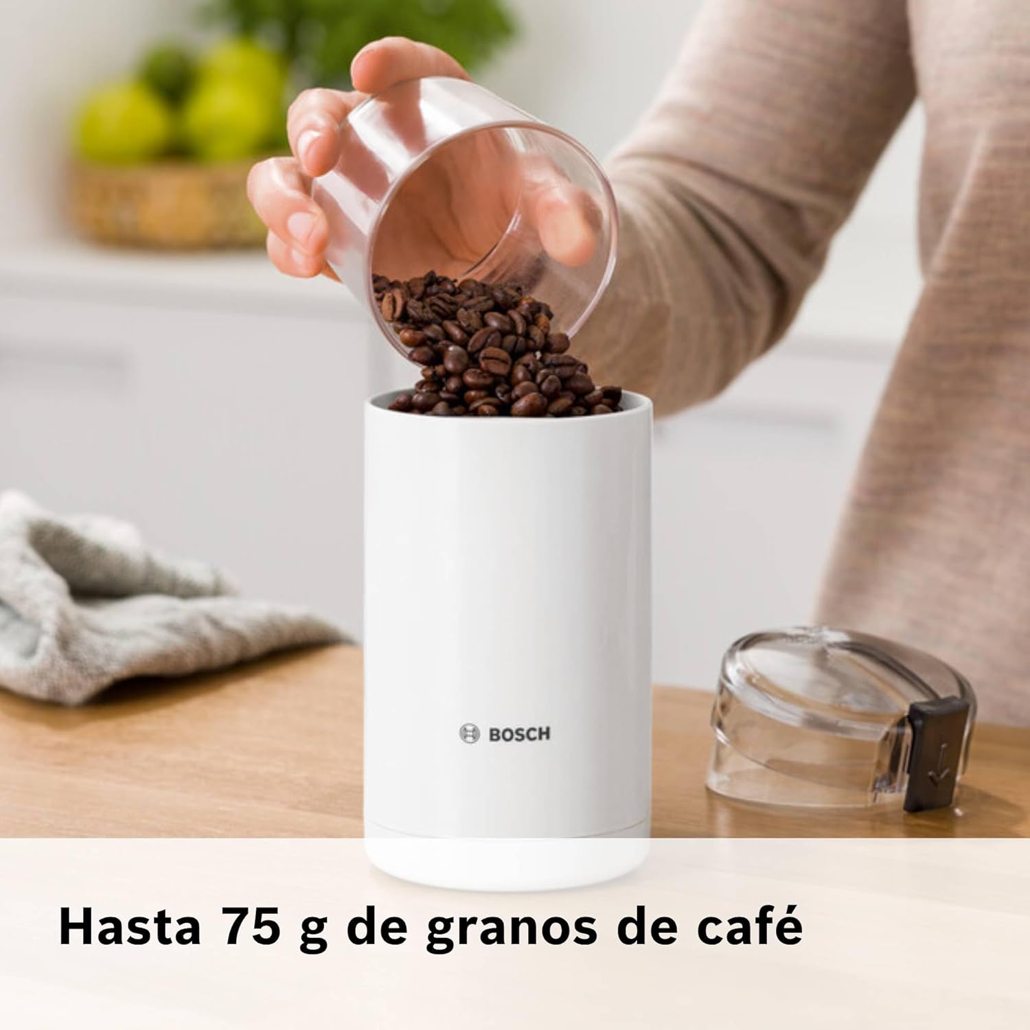 Thumbnail 5 de Bosch Hogar Molinillo de Café Eléctrico Blanco ☕ 180 W