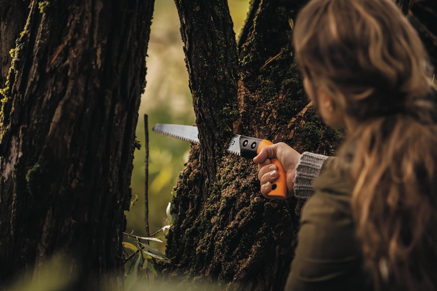 Detalle 1 de Fiskars SW84 1001620 snoeizaag met vast lemmet van 33 cm