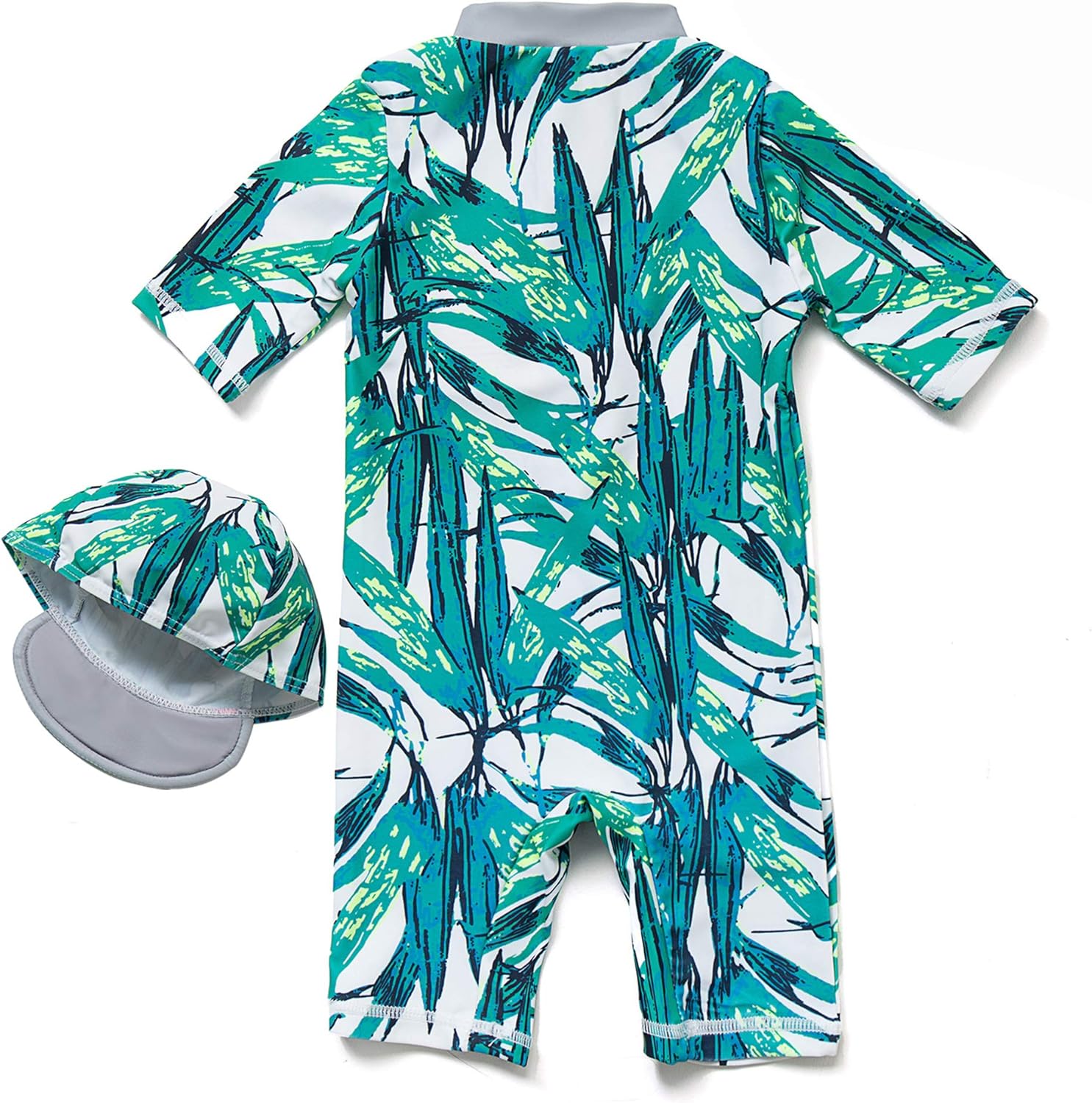 Thumbnail 3 de BONVERANO Baby Jungen Badeanzug mit UV-Schutz 50+ und Reißverschluss – Kurzarm Rash Guard