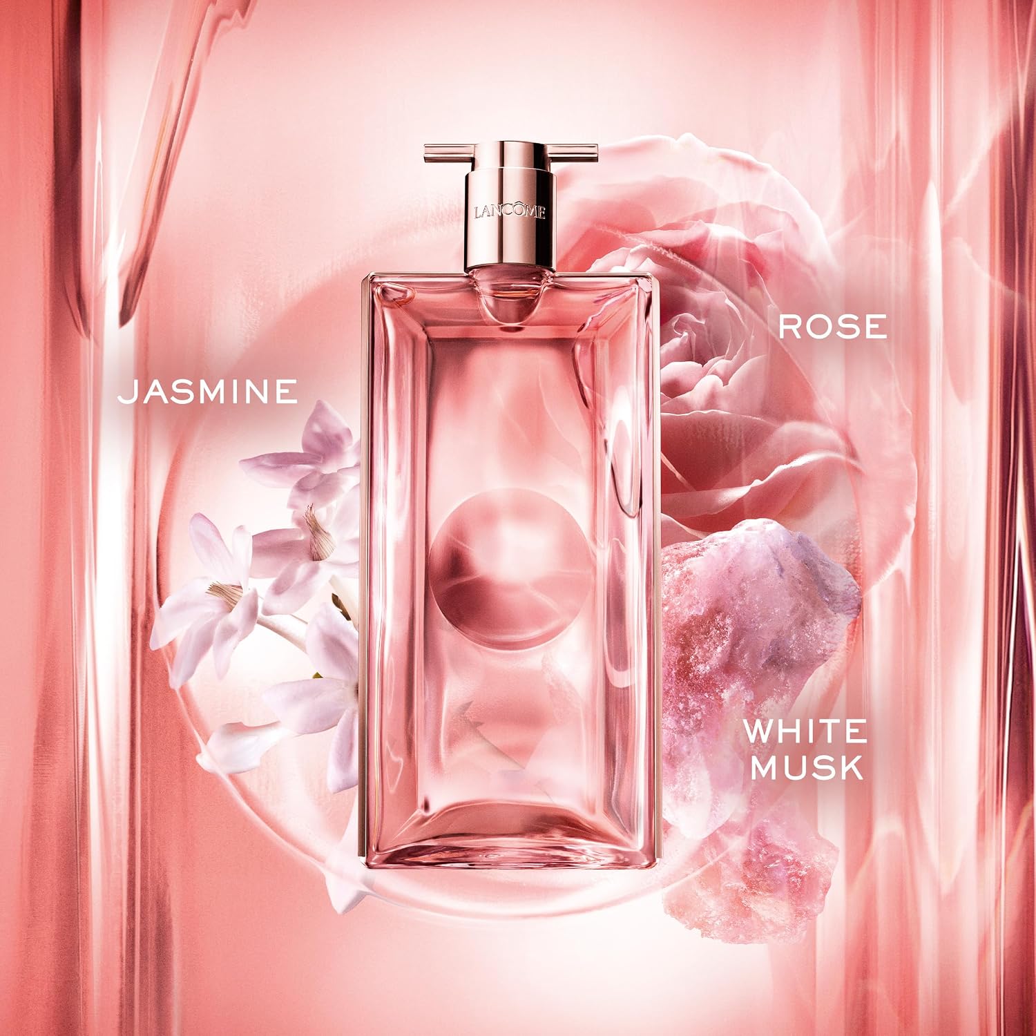 Detalle de Lancôme Idôle Eau de Parfum, Fresh Floral Women's Perfume with Rose & Vanilla