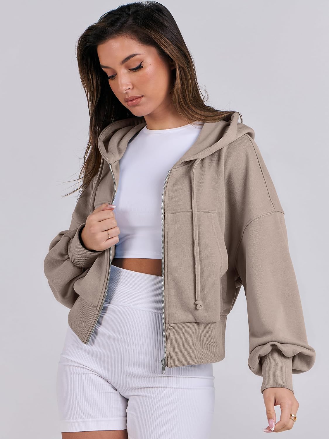 Thumbnail 6 de ANRABESS Women's Zip Hoodie