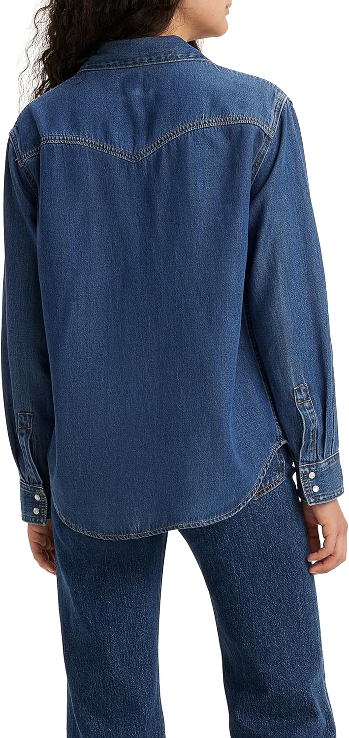 Detalle 2 de Levi’s Teodora Western Chemise Femme : la chemise western à coupe holgada