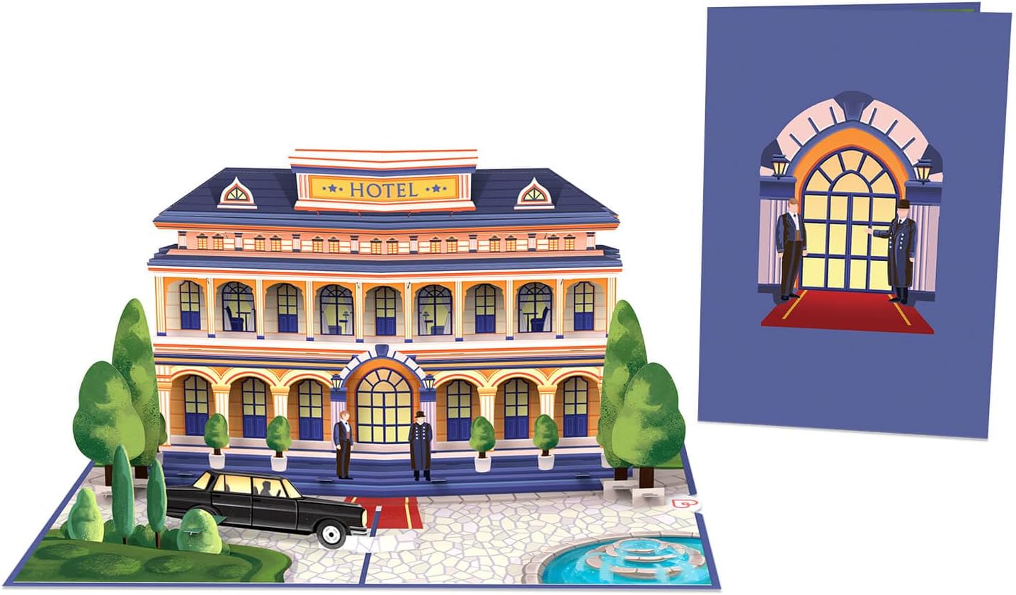 Thumbnail 2 de papercrush Biglietto pop up Hotel 3D: cartolina viaggio sorpresa romantica