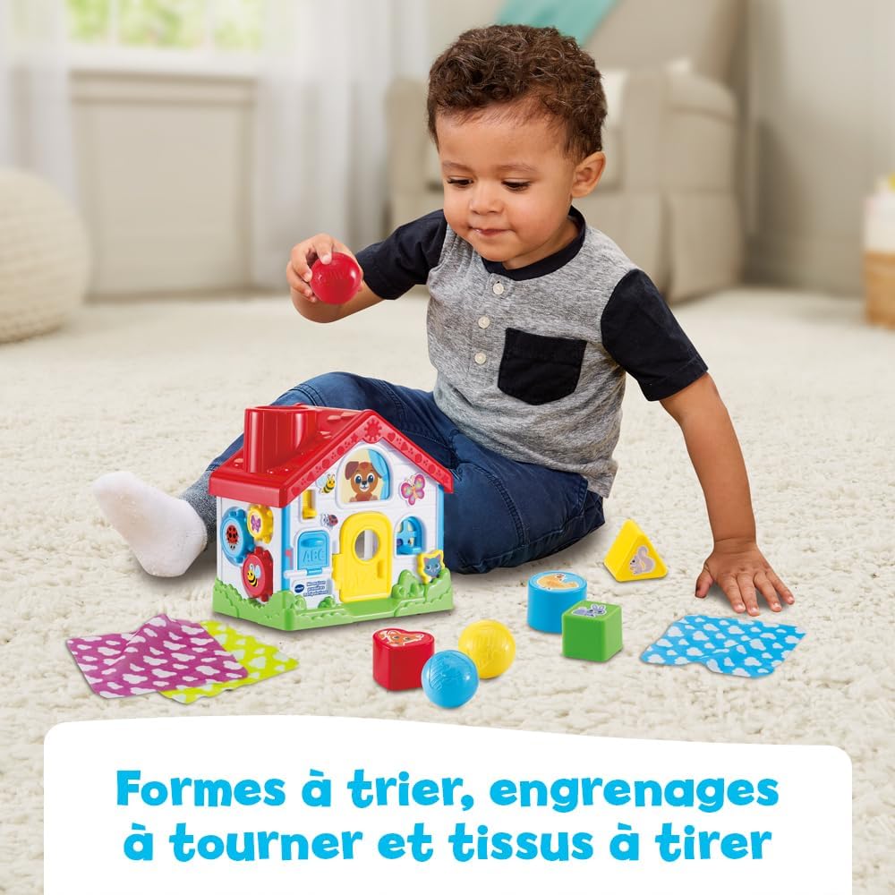 Thumbnail 3 de VTech Baby Ma Maison Premières Manipulations (dès 9 mois) – trieur de formes et jouet sensoriel non électronique