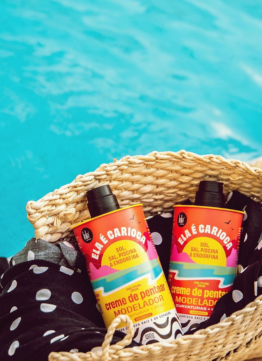 Detalle de Lola Cosmetics - Crema di Styling Ela É Carioca 3ABC (480 g): definizione e controllo per ricci 3A/3B/3C