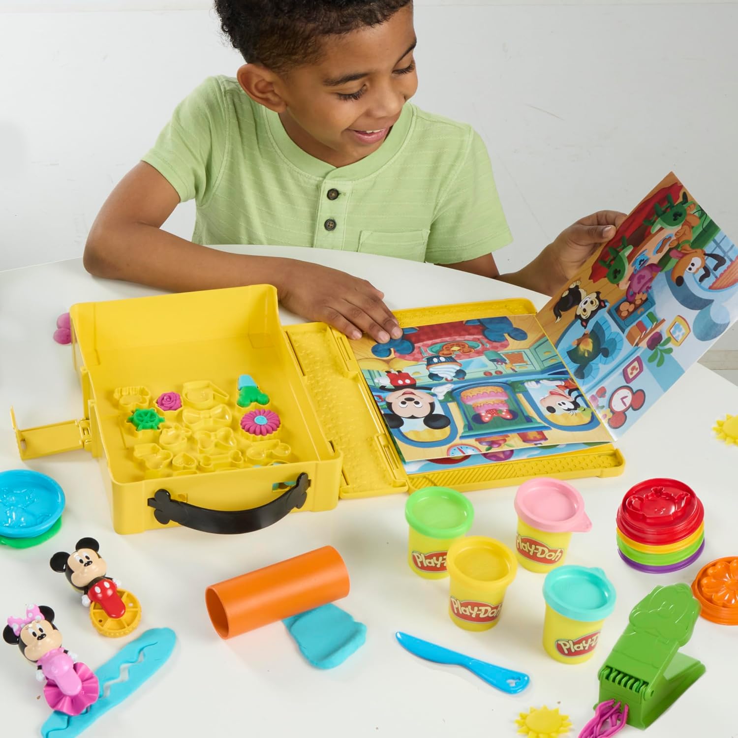 Thumbnail 4 de Play-Doh Disney Junior Knet-Bilderbuch Spielset – Kreativität und Spaß ab 2 Jahren