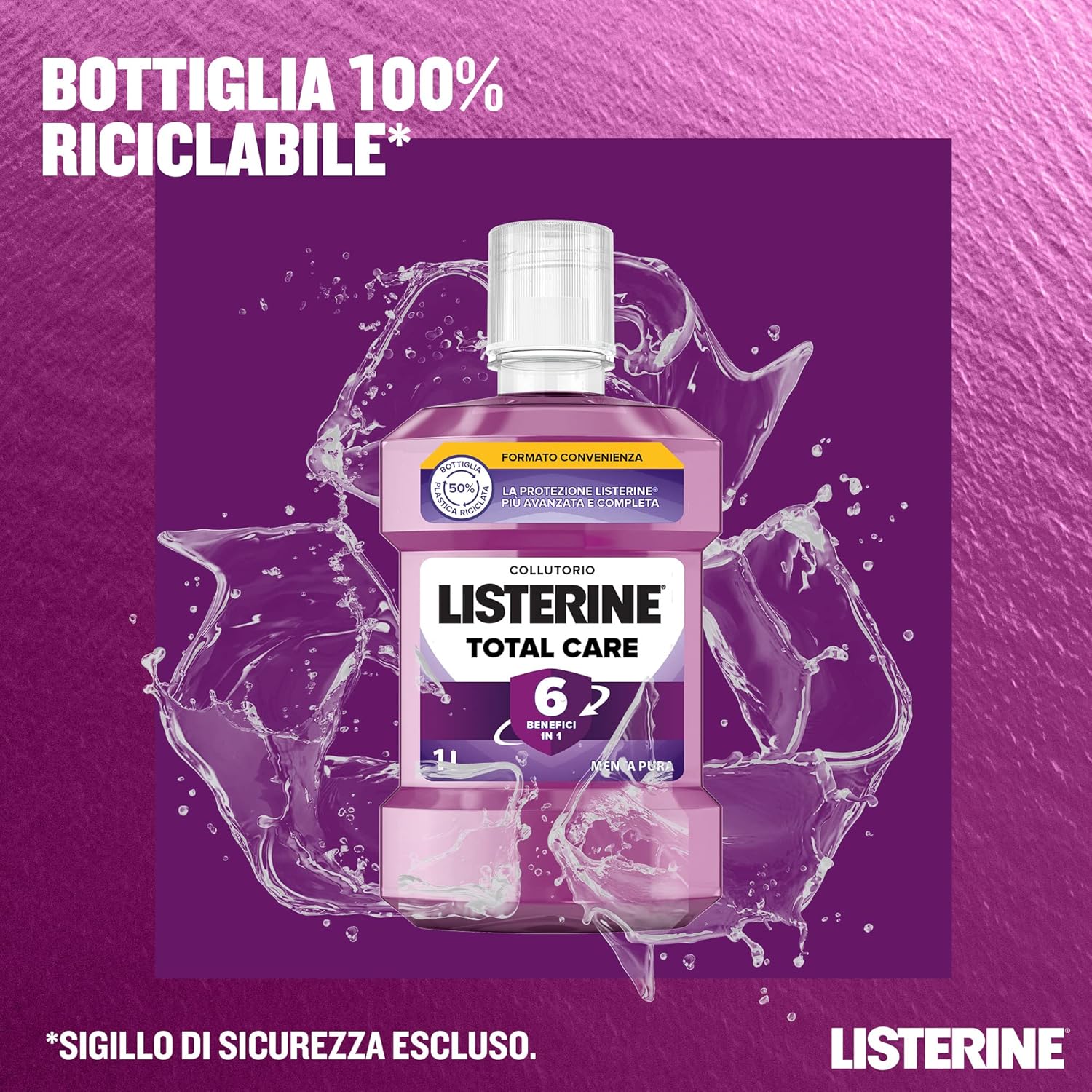 Thumbnail 4 de LISTERINE Total Care – Collutorio al gusto Menta Pura, 2x1L. Protezione completa in 10 benefici