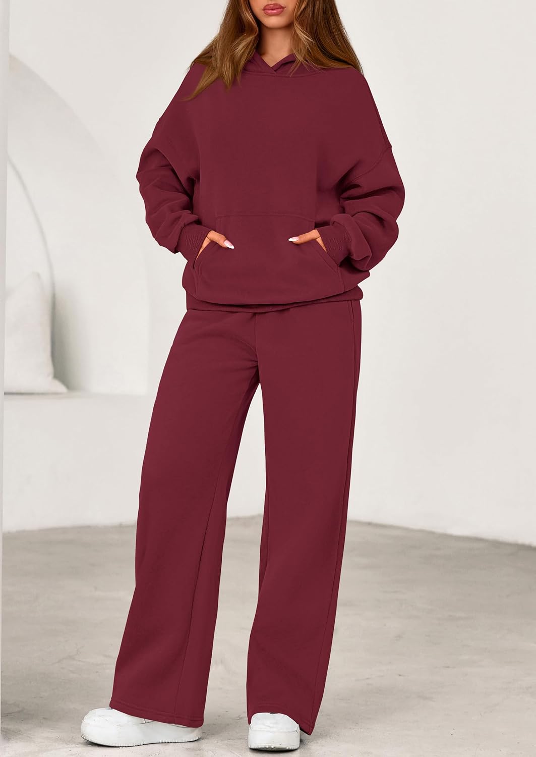 Detalle 2 de PRETTYGARDEN Women's Sweatsuit Set, Cotton Blend