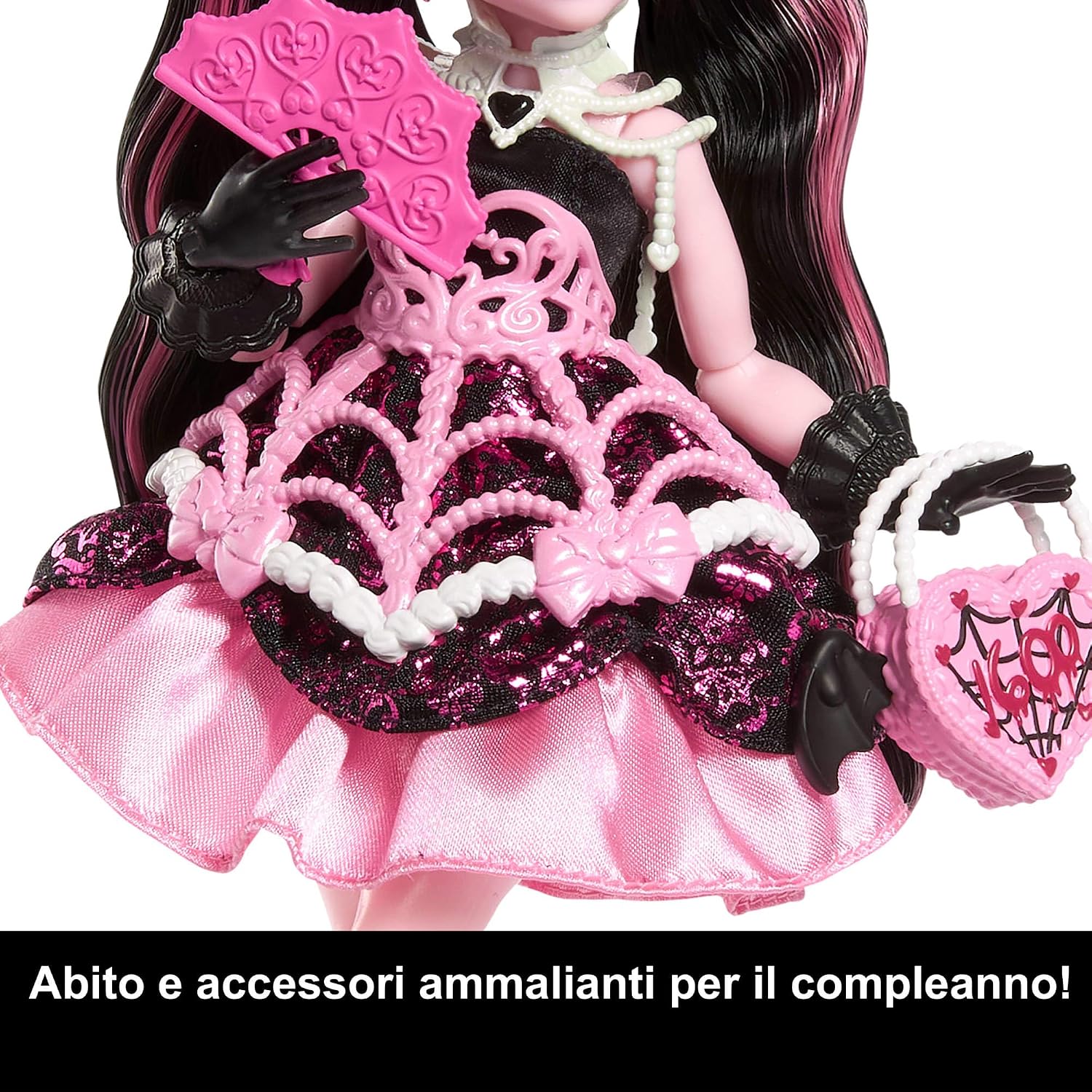 Detalle 2 de Monster High JBG74 Draculaura 1600 anni 🎀
