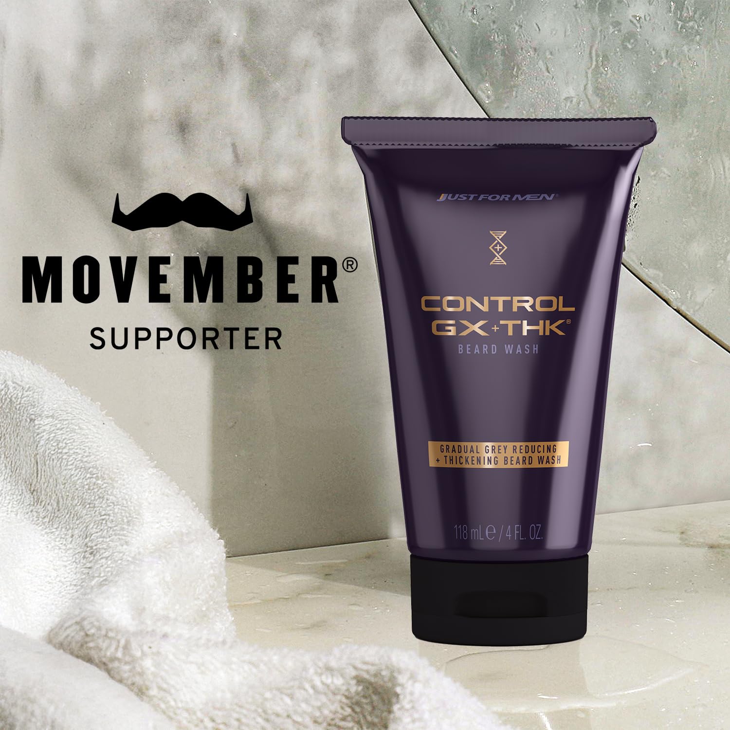 Thumbnail 1 de Just for Men Control GX + THK Thickening Beard Wash 4 oz