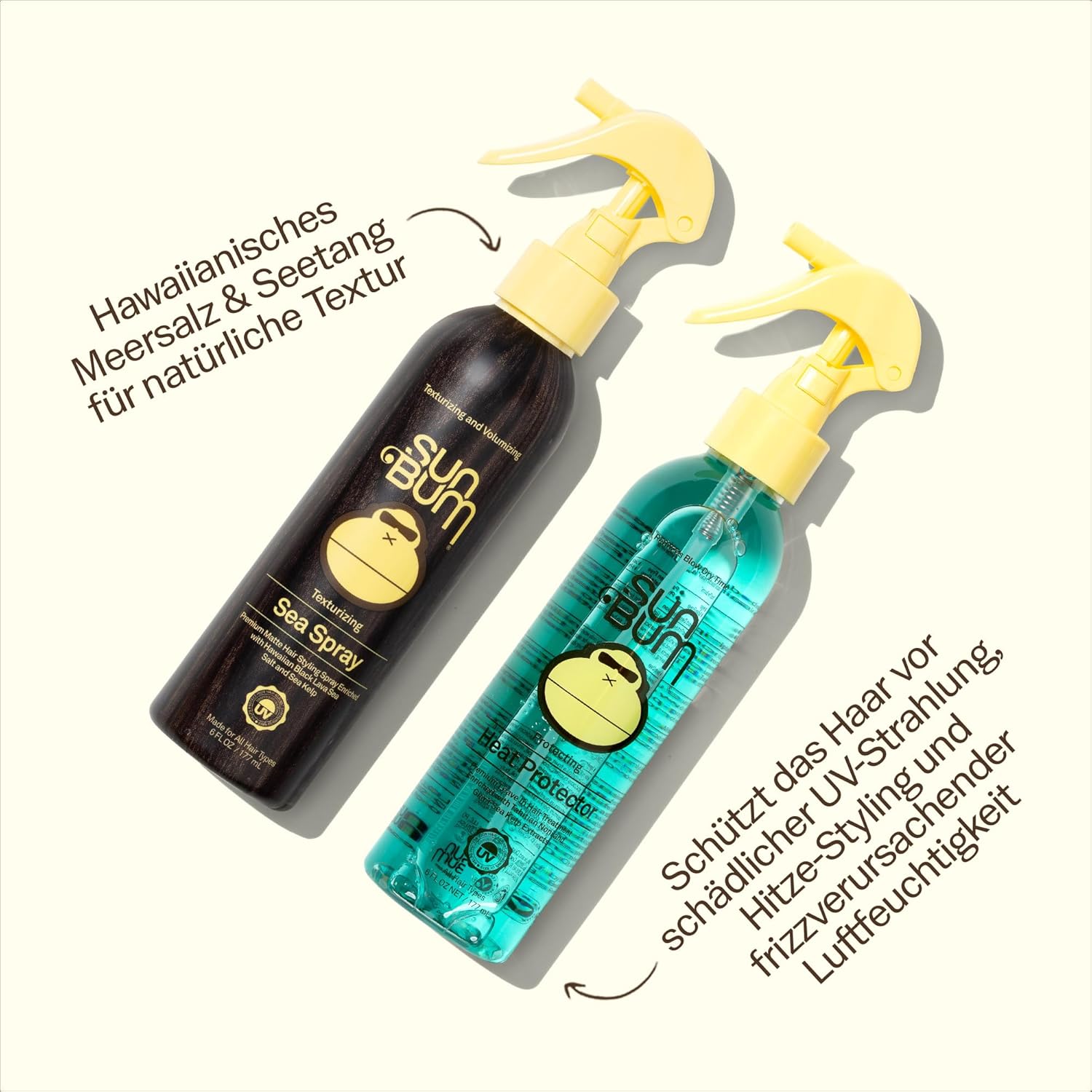 Thumbnail 3 de Sun Bum Heat Protection Spray (Vegan, Cruelty Free) – 177ml heat protecting hair spray for all hair types
