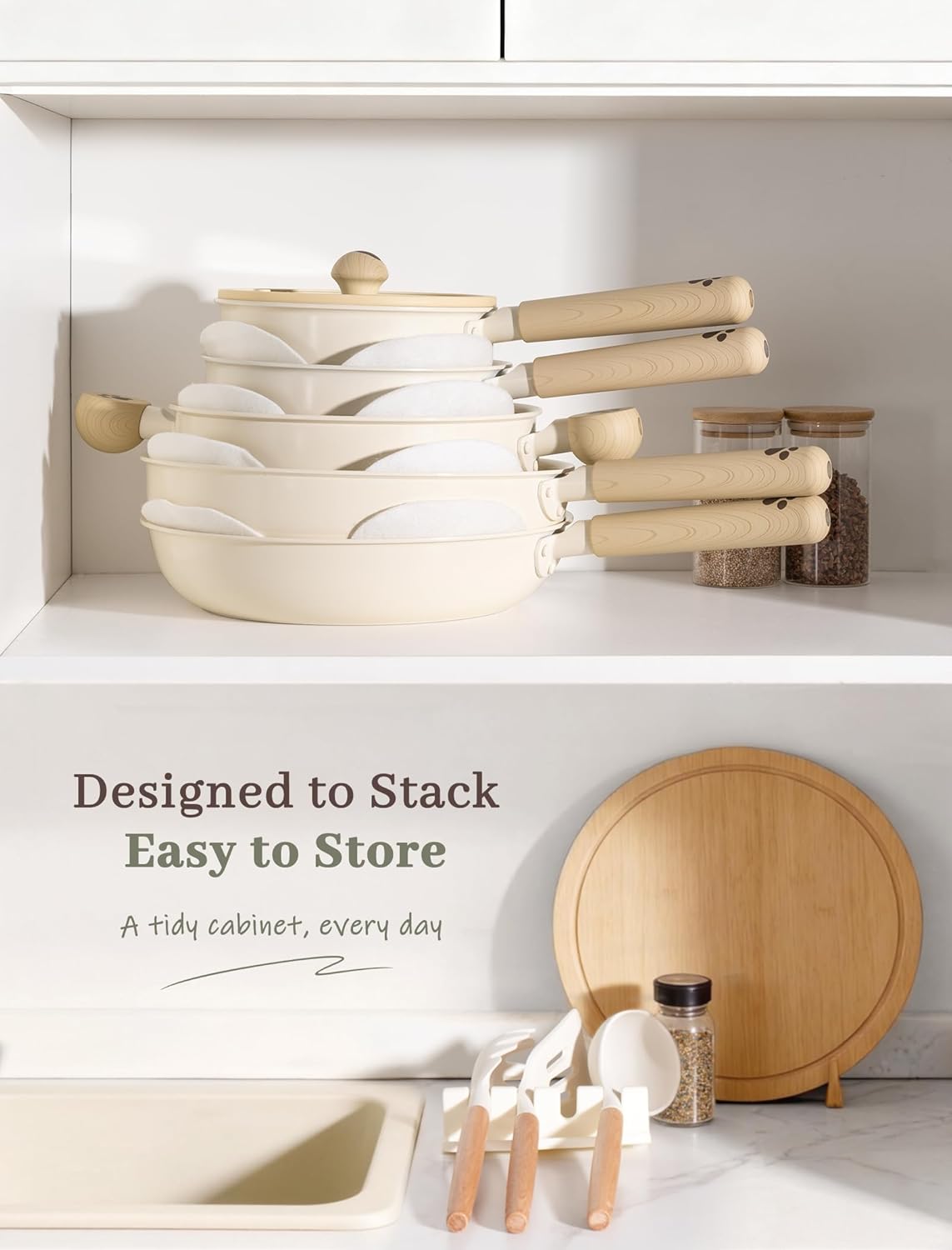 Thumbnail 6 de Astercook 18-Piece Nonstick Ceramic Pots and Pans Set (Dishwasher Safe)