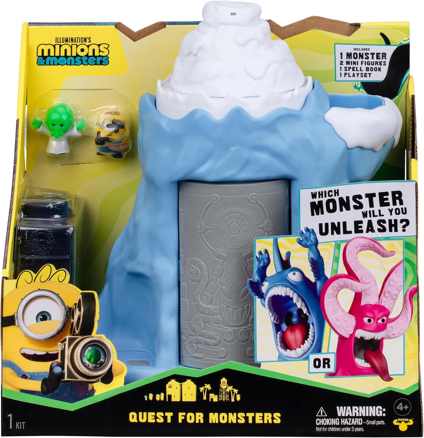 Detalle de MINIONS 59360 Monster Search Playset with Spellbook Reveal