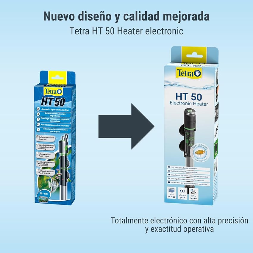 Detalle 2 de Tetra HT 50 calentador acuario 25–60 L 🐠