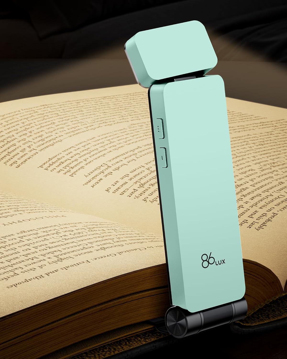 Thumbnail 2 de 86lux Rechargeable Reading Light with Stepless Dimming, 3 Amber Tones and Clip-on Design (White)