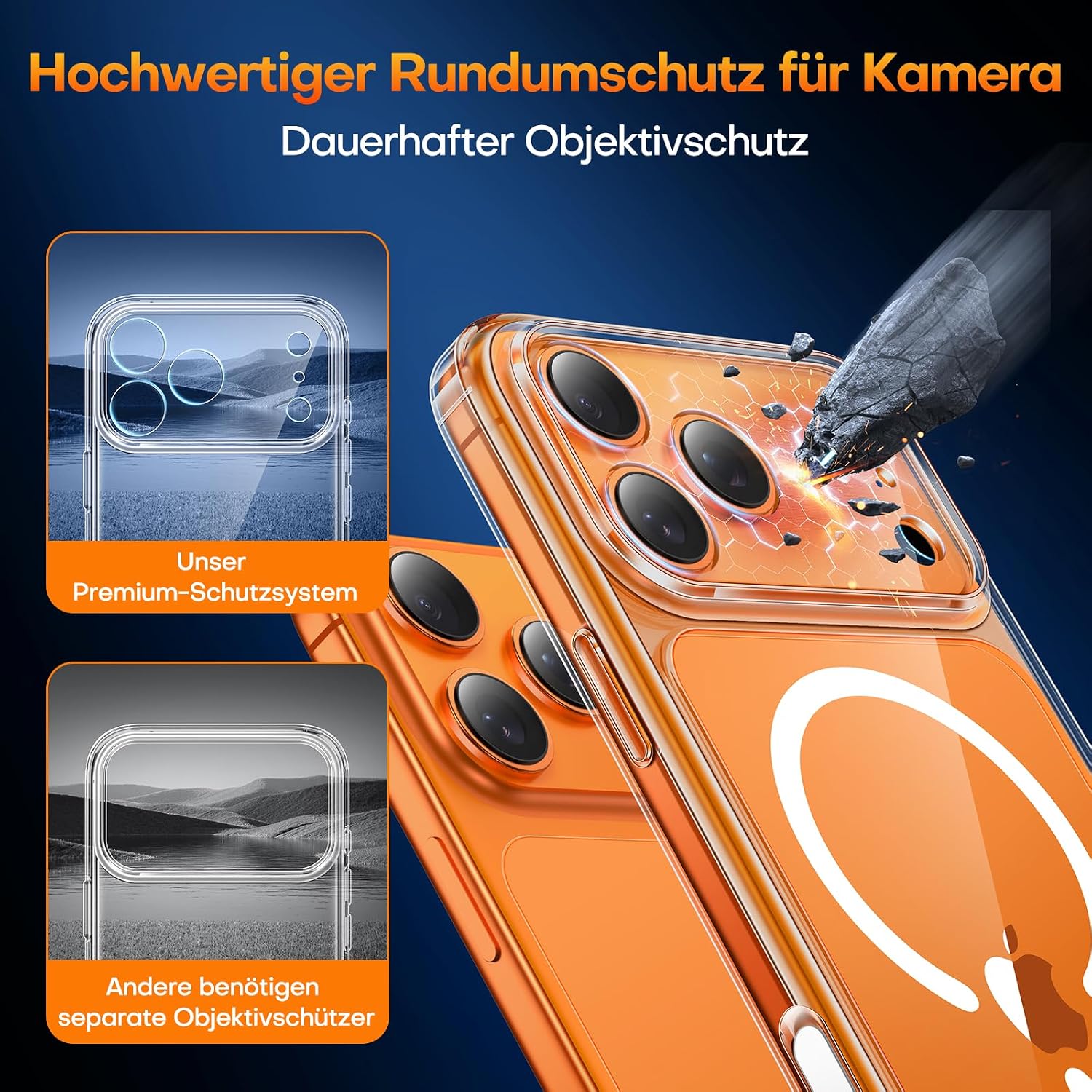 Thumbnail 5 de TAURI iPhone 17 Pro Max Hülle 6,9" Stoßfest und MagSafe-kompatibel