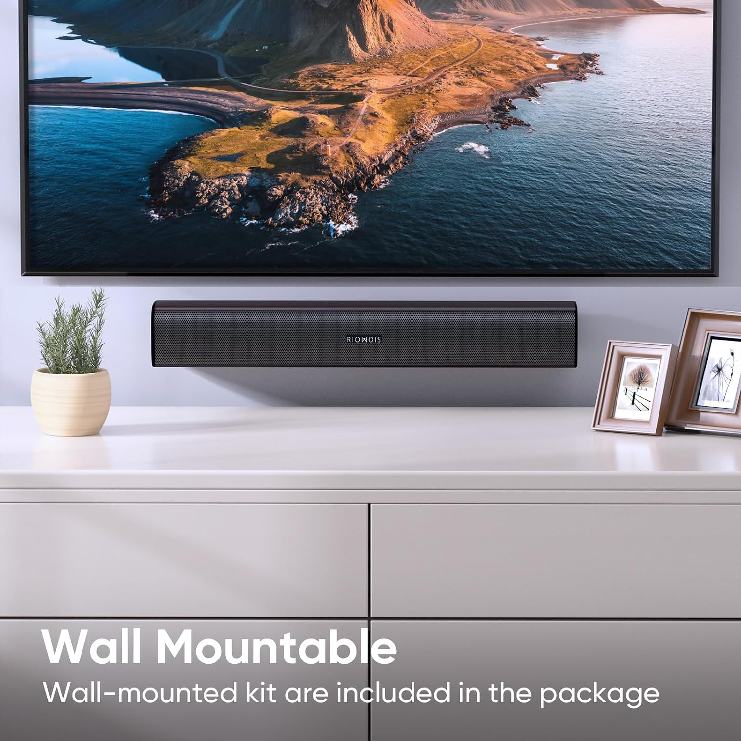 Thumbnail 5 de RIOWOIS Sound Bar for Smart TV surround sound