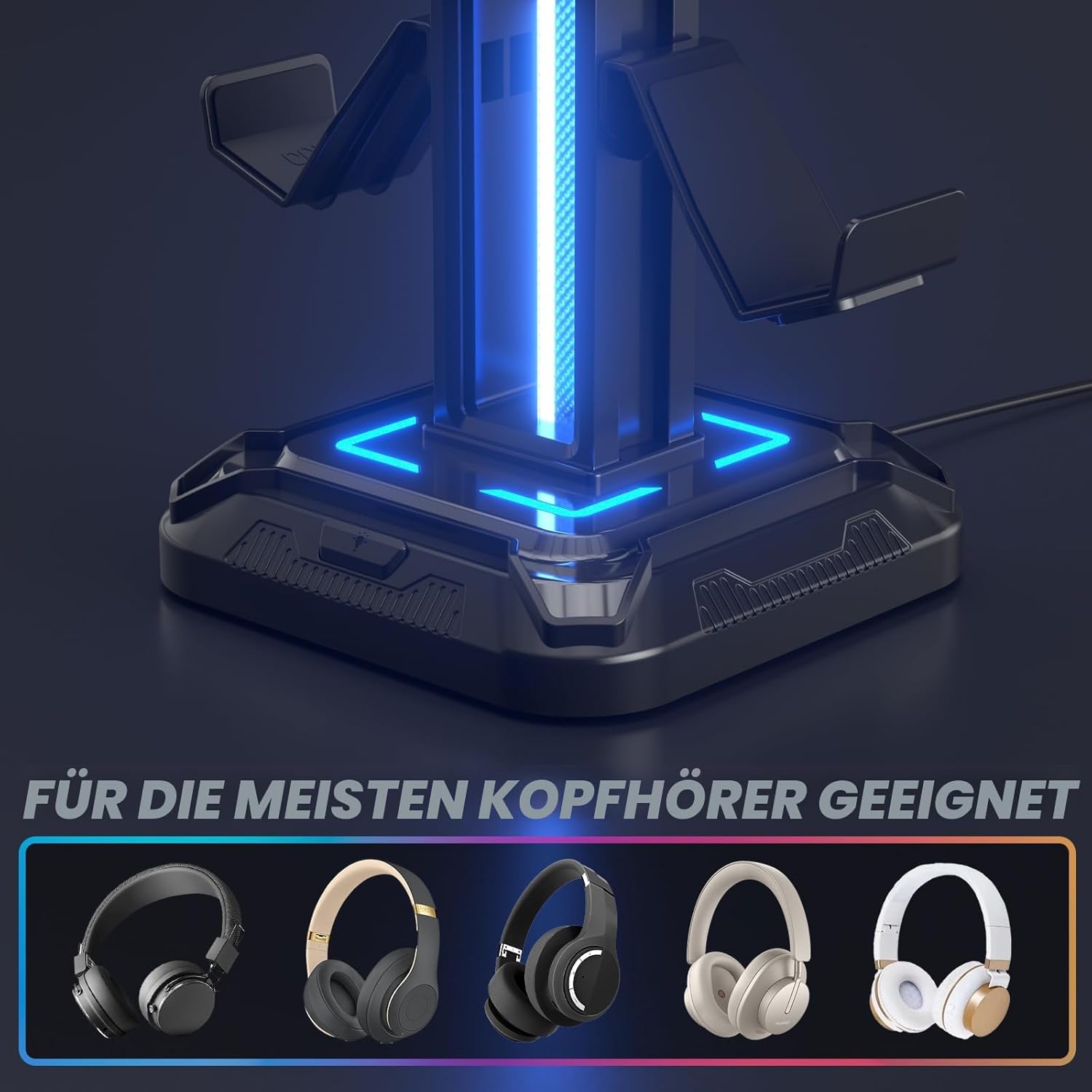 Thumbnail 4 de KDD Kopfhörer Ständer 9 Lichtmodi