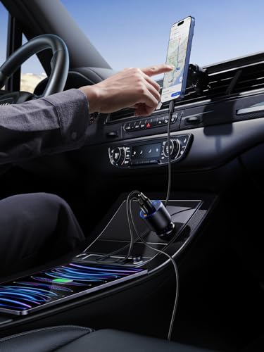Thumbnail 9 de UGREEN 130W Chargeur Allume Cigare 3 Ports USB-C 100W – Charge rapide pour voiture