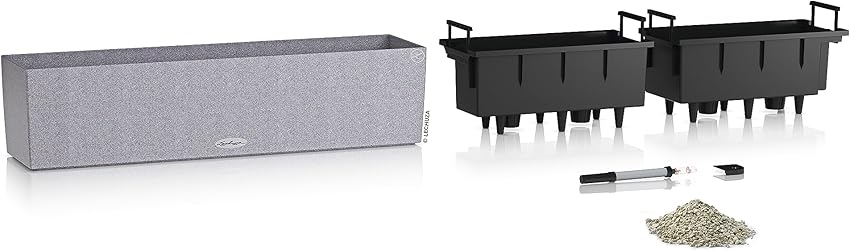 Thumbnail 1 de Lechuza Balconera Stone 80 - Maceta de riego automático 🌱