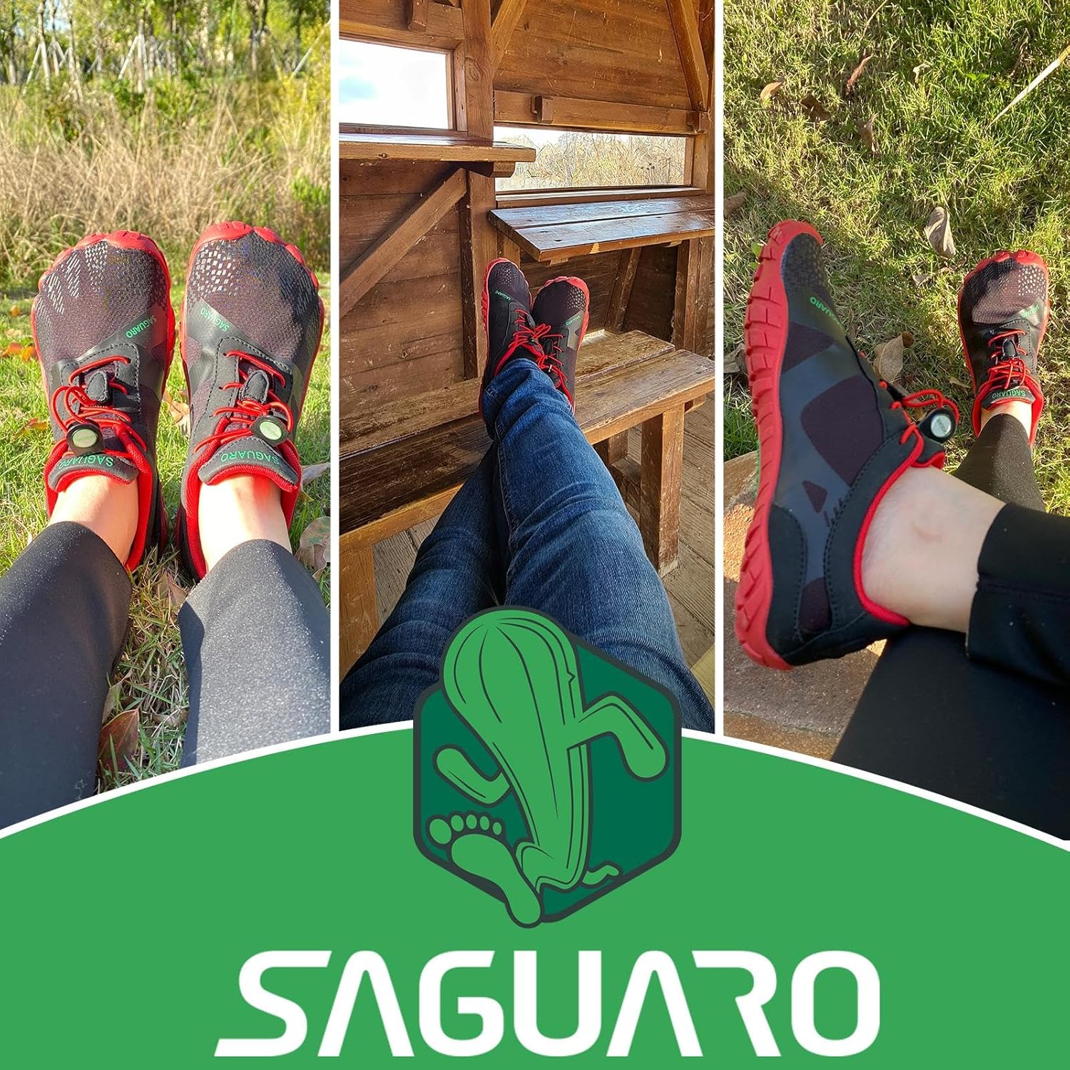 Thumbnail 1 de SAGUARO Unisexe Chaussures de Trail Running Antidérapant: Minimalistes et Confortables