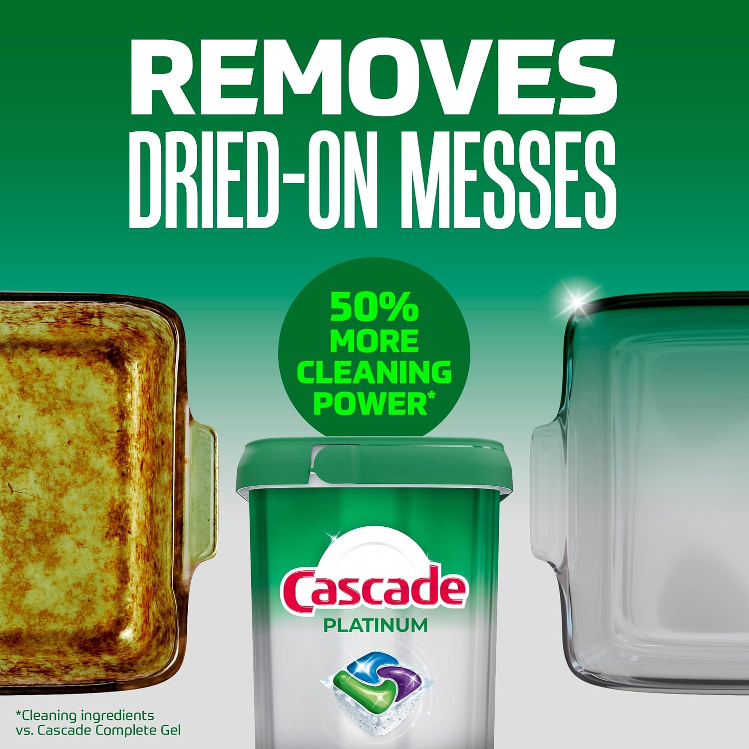Detalle 2 de Cascade Platinum Dishwasher Pods, Fresh - 71-Count