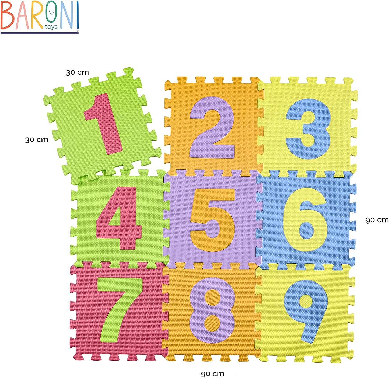 Thumbnail 6 de Baroni Toys Tappeto puzzle 30 cm 🧩