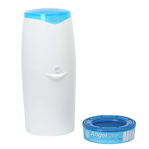 Foppapedretti Maialino cubo para pañales blanco-azul