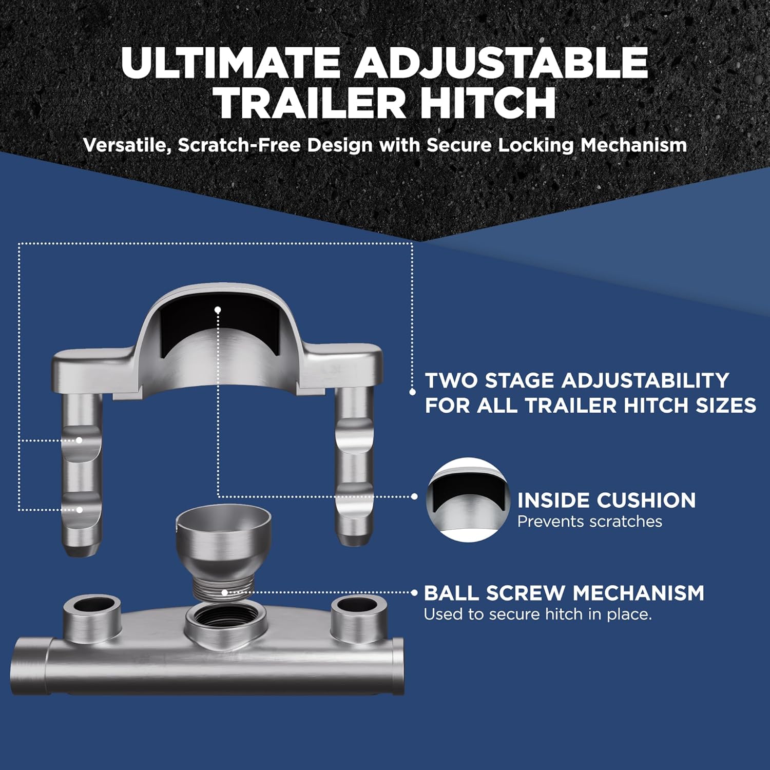 Detalle 2 de FORGEDX Stainless Steel Trailer Lock 2"