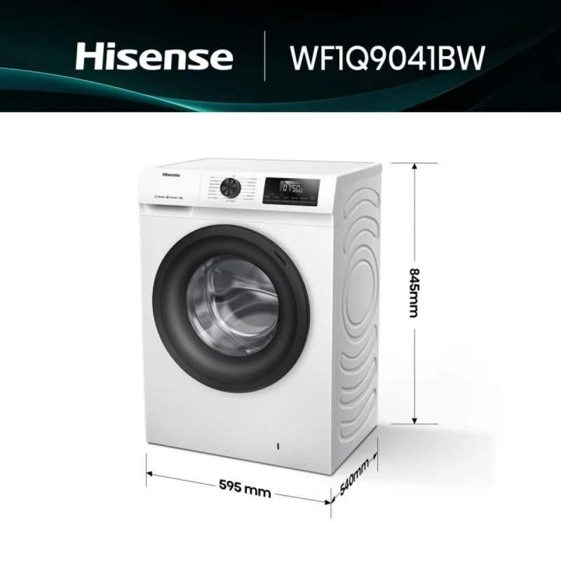Thumbnail 3 de Hisense WF1Q9041BW 9 kg carga frontal 1400 rpm A blanca