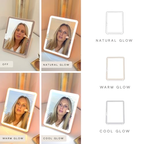 Detalle de SENSSE Glow Up LED Makeup Mirror – Portable Lighted Vanity Mirror