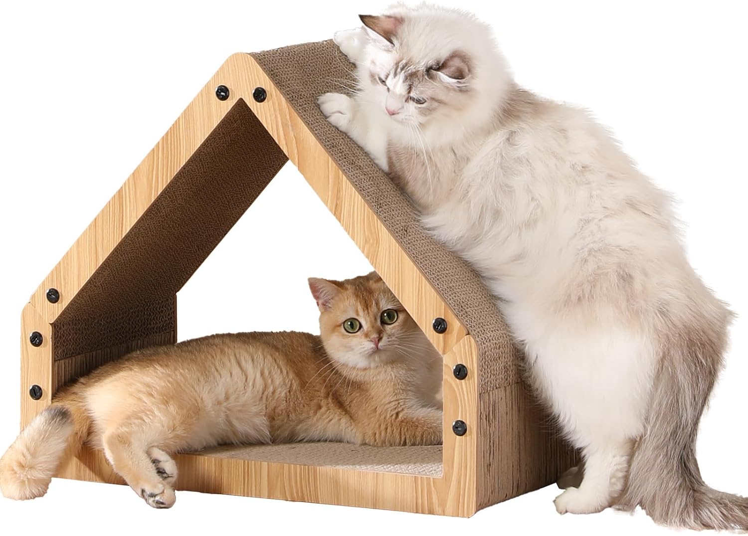Detalle de FUKUMARU Griffoir pour Chat 42 cm Maison đ±