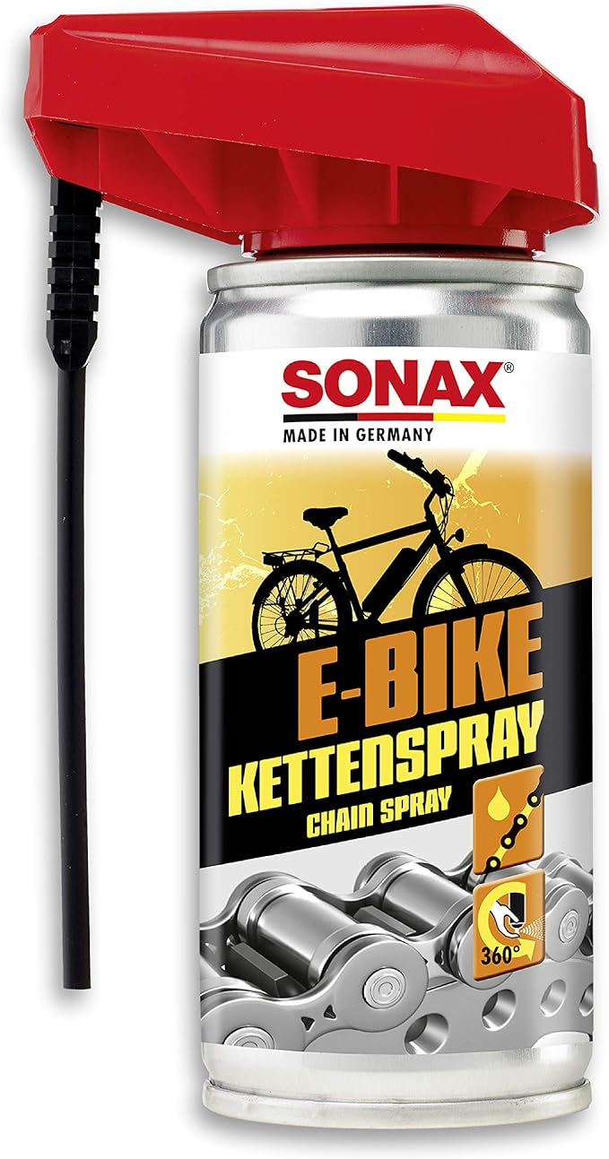 Detalle de SONAX E-BIKE Spray para Cadenas 🚲 100 ml con EasySpray