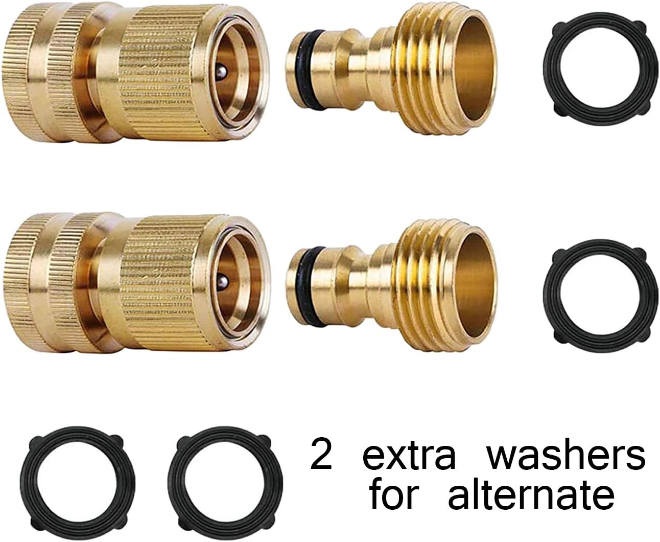 Thumbnail 2 de WANLIAN Garden Hose Quick Connector Set 3/4-inch GHT