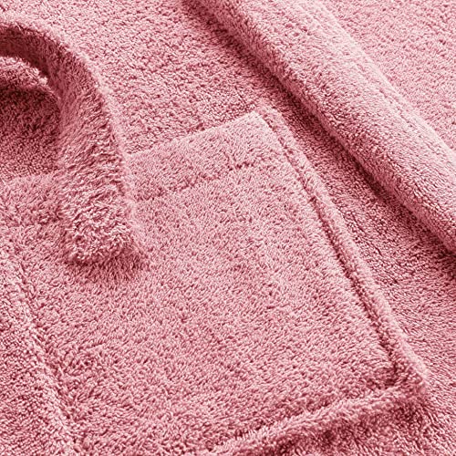 Detalle 2 de Douceur d'Intérieur Peignoir de Bain 100% Coton – Tendresse Bois de Rose
