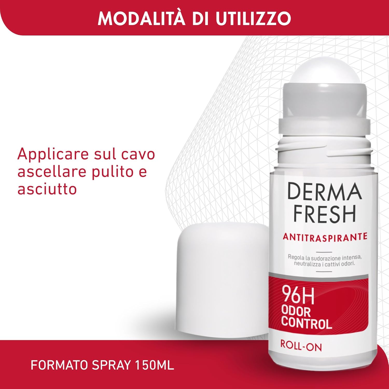 Thumbnail 5 de Dermafresh Odor Control Efficace 96H: Deodorante antitraspirante roll-on senza alcol, 50 ml