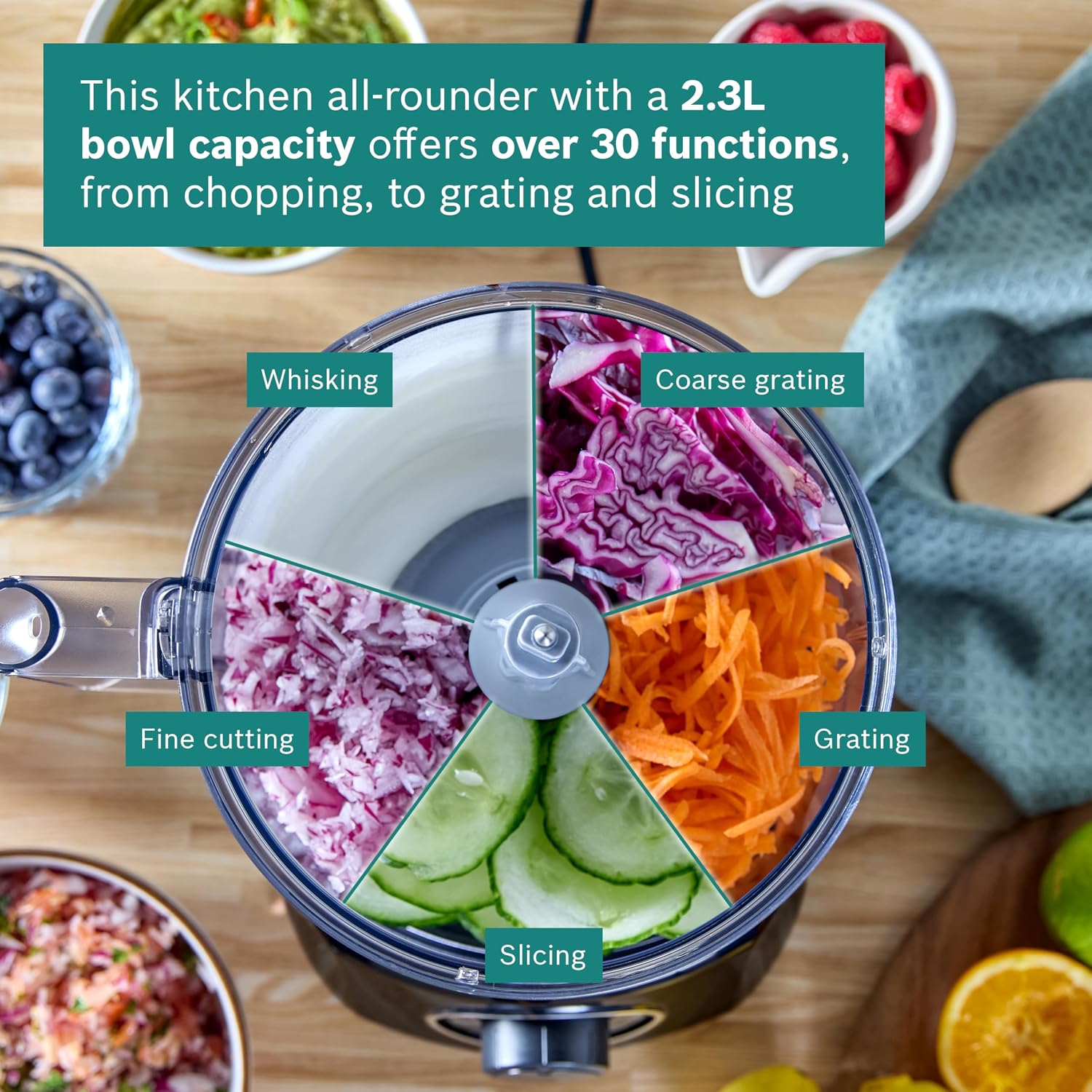 Detalle de MultiTalent 3 food processor 800W 2.3L