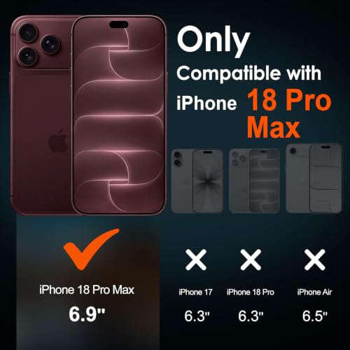 Detalle 2 de ivoler Clear Case for iPhone 18 Pro Max with Full Camera Protection and 2 Screen Protectors