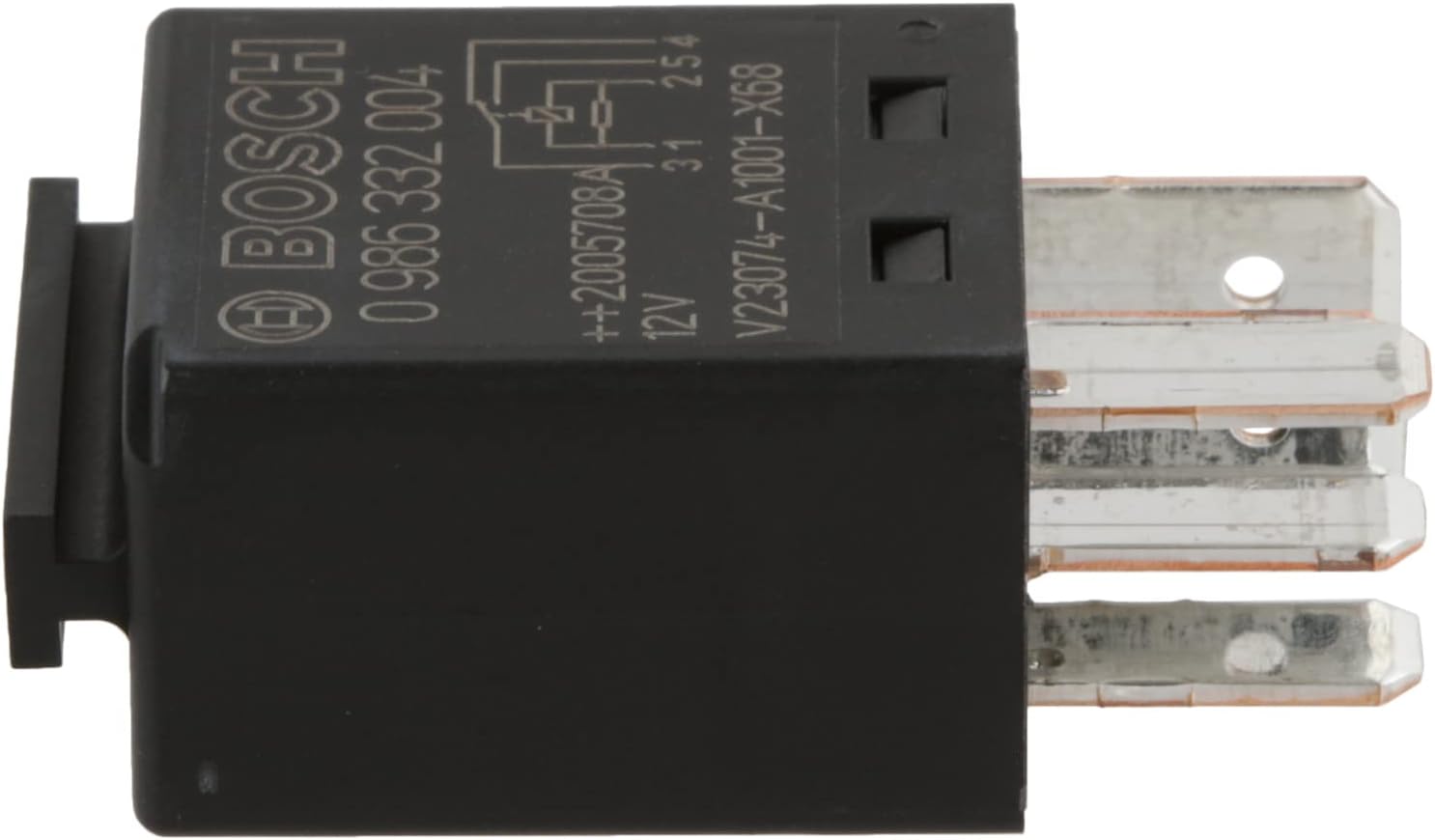 Detalle 2 de Bosch 0986332004 Mini-Relais 12V 60A, 4 Terminaux, IP5K4