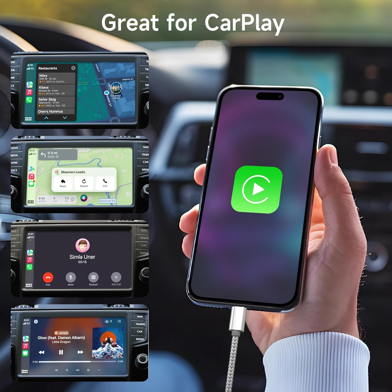 Thumbnail 6 de Apple USB‑C to Lightning Cable 6 ft 3‑pack