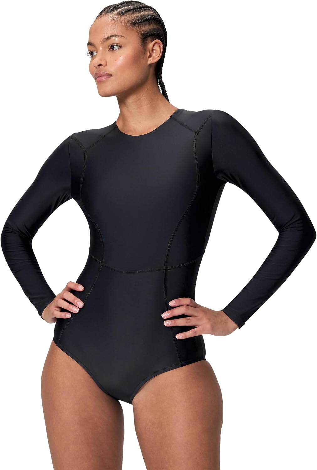 Detalle de Speedo Ocean Flex Long Sleeve Zipped One Piece – Maillot de bain femme