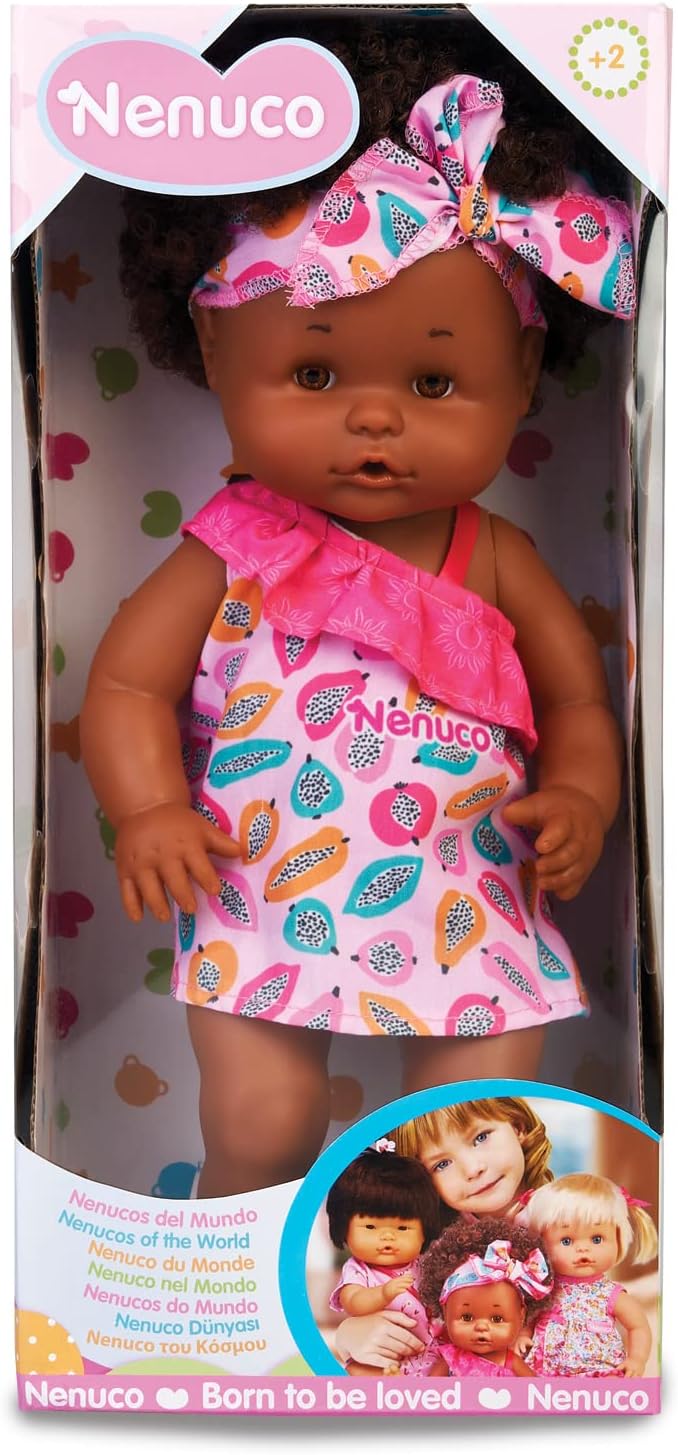 Thumbnail 4 de Nenuco Poupée Autour du Monde, Afro Style – 35 cm, corps durable, dès 2 ans