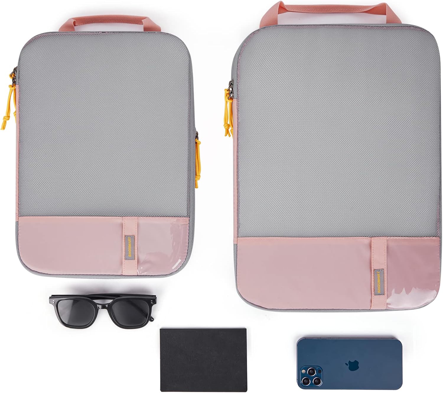 Thumbnail 5 de BAGSMART Compression Packing Cubes (2-Pack) for Suitcases & Backpacks – Pink